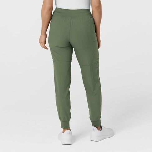 WonderWink W123 Women's 5555 Comfort Waist Jogger Pant, Olive, 2X in Saudi Arabia