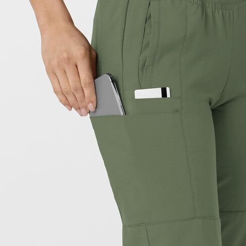 WonderWink W123 Women's 5555 Comfort Waist Jogger Pant, Olive, 2X in Saudi Arabia