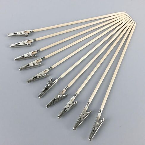 20 PCS 18cm Cligator Cligator Clips Metal Paint Clips Clips Model Paints Sticks Photo Memo Memo Holders ، Diameter 2.5 Mm in Saudi Arabia