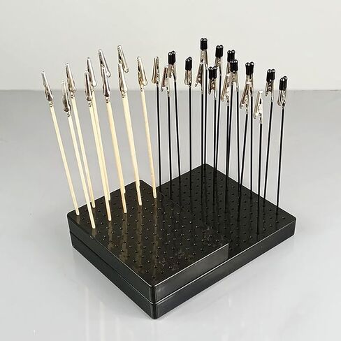 20 PCS 18cm Cligator Cligator Clips Metal Paint Clips Clips Model Paints Sticks Photo Memo Memo Holders ، Diameter 2.5 Mm in Saudi Arabia