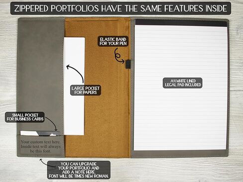 Personalized Volleyball Coach Portfolio – Custom Engraved Vegan Leather Padfolio with Legal Pad – End of Season, Banquet, or Christmas Gift for Volleyball Coach – Bluegrass Laserworks in Saudi Arabia