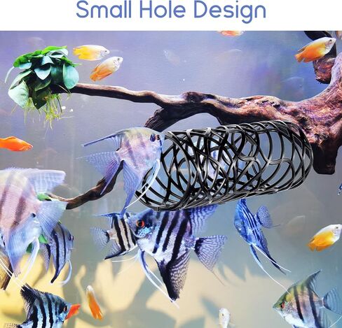 Betta Tunnel & Hammock Set - Black Betta Fish Toys, Safe Bettas Fish Tank Accessories, Bettas Hideout for Small Fishs & Shrimp in Saudi Arabia