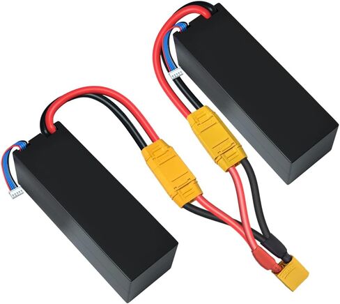 Xt60 Splitter 1 Male to 2 Female Harness Adapter Cable 12 AWG (100mm) for RC UAV Drone DIY Power Cord(1 Pack) in Kuwait