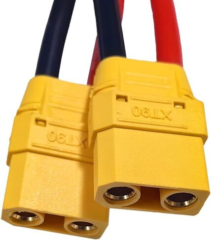 Xt60 Splitter 1 Male to 2 Female Harness Adapter Cable 12 AWG (100mm) for RC UAV Drone DIY Power Cord(1 Pack) in Kuwait