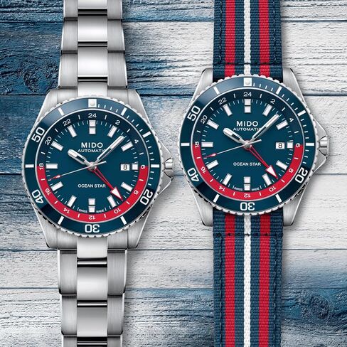 MIDO Ocean Star GMT Blue and Red Special Edition Watch Set M026.629.11.041.00 in Kuwait