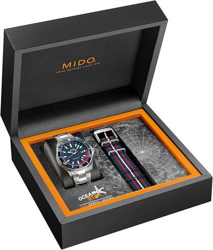 MIDO Ocean Star GMT Blue and Red Special Edition Watch Set M026.629.11.041.00 in Kuwait