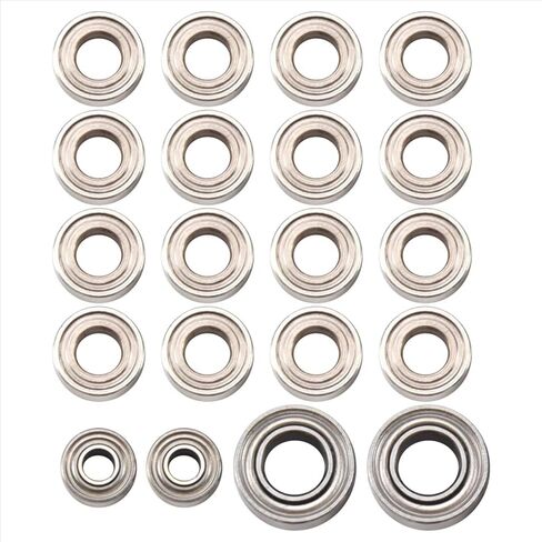متوافق مع محوري لـ SCX24 90081 AXI00001 AXI00002 1/24 RC CARLLER CAR PRAPE SOPSORIONS 20PCS BALL BALLE BEARING ST in Saudi Arabia