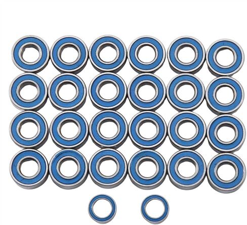 Compatible with Tamiya for GF-01 RC Car Upgrade Parts Modification Spare Replacement Accessories 26Pcs Sealed Bearing Kit RC Car Accessories in Saudi Arabia