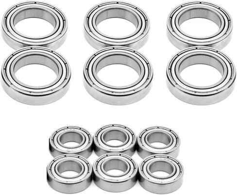 متوافق مع ZD للسباق لـ MX-07 1/7 RC CAR Upgrade Parts Accessories 12pcs 8763 8764 RC Car Ball Bear Set RC Car Accessories in Saudi Arabia