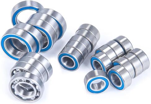 Compatible with Element for Enduro for Sendero for RTR Ball Bearing RC Cars Upgrade Parts 24PCS Complete Bearings Kit Blue RC Car Accessories in Saudi Arabia