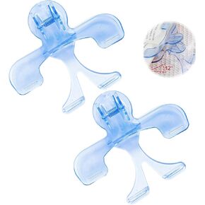 Book Page Holders for Reading, Transparent Book Clips - 12°Hands-Free Reading Stand & Page Keeper, Bookmark Holder, Book Opener Holder for Music Books, Cook Books, Piano Book-Blue,2pcs in Saudi Arabia