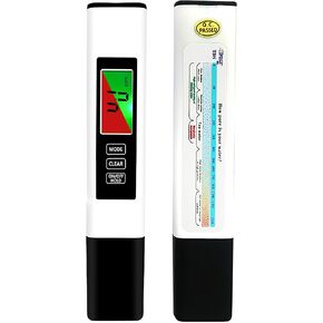 Water Tester PH Meter, Digital PH Meter 0.01 PH High Accuracy Water Quality Tester with 0-14 PH Measurement Range for Household Drinking, Pool and Aquarium Water PH Tester Design with ATC in Saudi Arabia