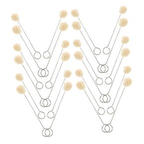 Pretyzoom 60pcs أداة Daubers مع مقبض معدني فرشاة صوف ناع in Kuwait