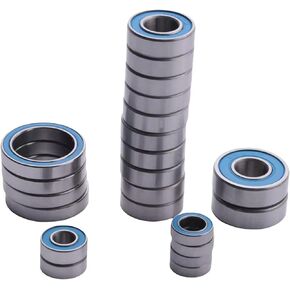 متوافق مع Arrma مع Typhon لـ Kraton for Outcast لـ Sectorious for Senton for Mojave RC Car Parts 22pcs Rubber Bearing Kit RC Car Accessories in Kuwait