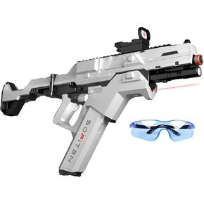 تلقائي تلقائي كرة الكرة الكبرى بندقية عالية السرعة 180+ إطارًا في الثانية مدفعي هلام كهربائي للعبة الرماية في الهواء الطلق هدايا الصيف الأعمار 14 وما فوق in Kuwait
