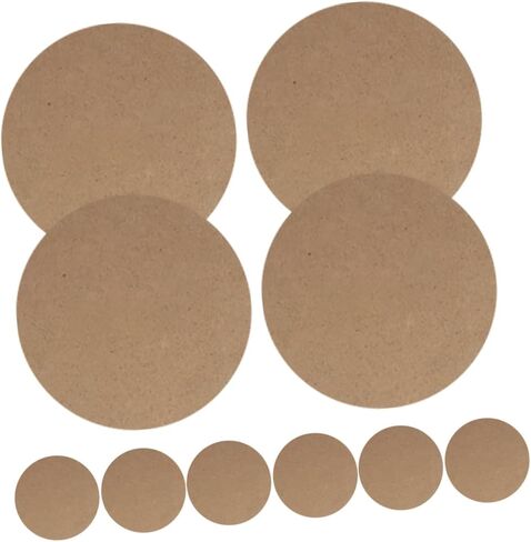 uonlytech 10pcs لوحة دعم الطين لفخار DIY النحت النحت طين البلاطة حصيرة محمولة الفخار الزنزانة النمذجة الهواء جاف in Kuwait