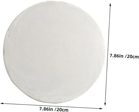 Homoyoyo Clay Sculpture Board: Handmade Wedging Ceramic Pottery Bats Ceramic Art Drying Clay Sculpting Watercolor Drawing Board White 20cm in Saudi Arabia
