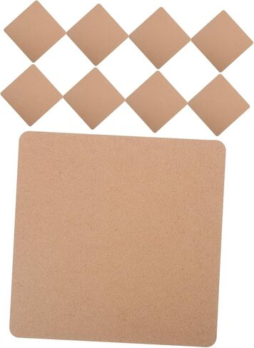 Nuobesty 10pcs لوحات الخشب الفخار لوحات الصلصات لمشاريع الفنون لوحات خشبية متعددة الاستخدامات للهواء الفخار الجاف الطين والأعمال الفنية المصنوعة يدويًا in Kuwait
