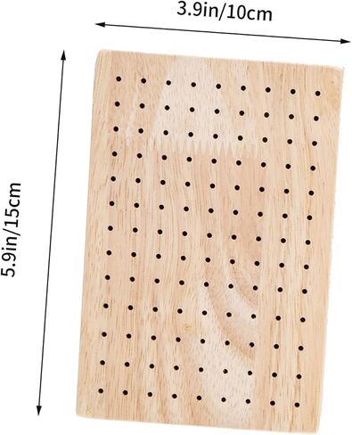 DOITOOL DIY Clay Drying Station for Pottery Figures Wooden Plug Board 2-Piece Set Portable Display Stand for Clay Sculptures for Artists in Saudi Arabia