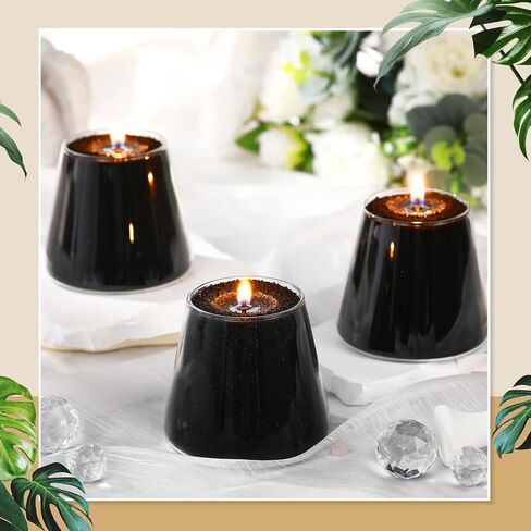 Nuanchu 3.3 lb Candle Sand DIY Pearled Candle Making Kit Included 20 Pcs Wicks and Refillable Beaded Wax Sand Beaded Wax Gift with Wicks Self Extinguish for Home Wedding Party (Black) in Saudi Arabia
