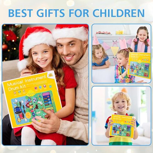 Kids Farm Animals Piano Play Mats,2 in 1 Baby Musical Floor Playmat,Educational Learning Keyboard,Touch Play Blanket Funny Xmas Christmas Birthday Gift Toys for Toddlers 3 Ages 4 5 Year Old Girl boy in Saudi Arabia
