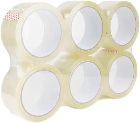 AARB Heavy-Duty Packing Tape, 1.88 Inch x 60 Yards, 6 Rolls, Clear, Tear Resistant in Saudi Arabia