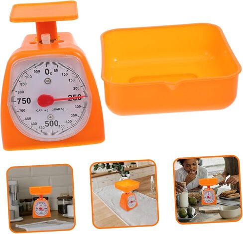 Kitchen Scale Kitchen Weight Scale Digital Classic Dial Weigh Student Fixed Dial Portion Control Random Color in Saudi Arabia