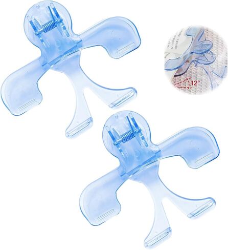 Book Page Holders for Reading, Transparent Book Clips - 12°Hands-Free Reading Stand & Page Keeper, Bookmark Holder, Book Opener Holder for Music Books, Cook Books, Piano Book-Blue,2pcs in Saudi Arabia