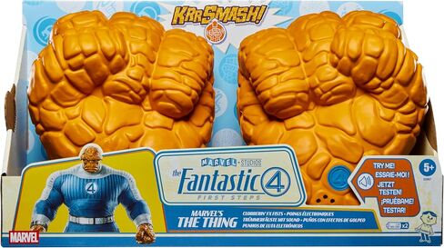 Fantastic Four Marvel Studios 'The First Steps Marvel’s The Thing Clobberin' FX Fists ، لعب دور الأدوار الفائقة للأزياء ، الأطفال الذين تتراوح أعمارهم بين 5 سنوات in Saudi Arabia