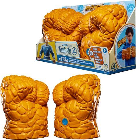 Fantastic Four Marvel Studios 'The First Steps Marvel’s The Thing Clobberin' FX Fists ، لعب دور الأدوار الفائقة للأزياء ، الأطفال الذين تتراوح أعمارهم بين 5 سنوات in Saudi Arabia