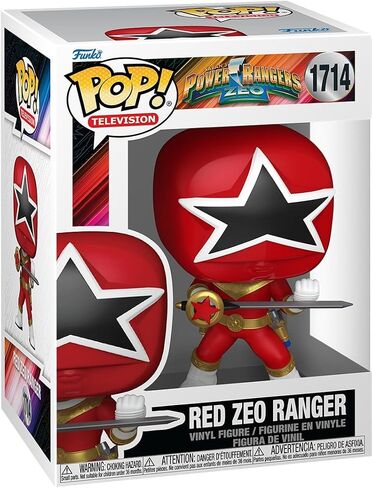 Funko Pop! TV: Power Rangers Zeo - Red Zeo Ranger - Collectable Vinyl Figure - Gift Idea - Official Merchandise - Toys for Kids & Adults - TV Fans - Model Figure for Collectors and Display in Saudi Arabia