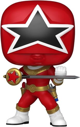 Funko Pop! TV: Power Rangers Zeo - Red Zeo Ranger - Collectable Vinyl Figure - Gift Idea - Official Merchandise - Toys for Kids & Adults - TV Fans - Model Figure for Collectors and Display in Saudi Arabia