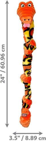 KONG Knots Snake 24" Interactive Tug Assorted Dog Toy for All Breed Sizes in Saudi Arabia