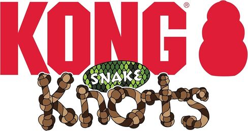 KONG Knots Snake 24" Interactive Tug Assorted Dog Toy for All Breed Sizes in Saudi Arabia
