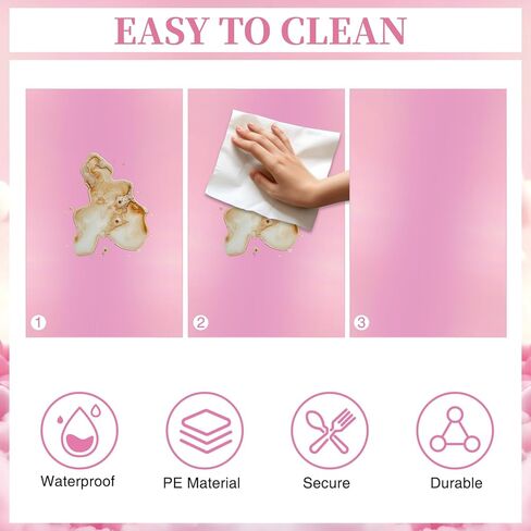 قطعة قماش مائدة الأميرة ، زينة حفلة عيد ميلاد الأميرة ، 70 * 43 بوصة من البلاستي in Kuwait