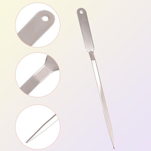 4pcs Letter Opener Envelope Slitter, Stainless Steel Mail Opener Tool Envelope Wrapping Paper Cutter for Home Office School Opening Mail Gift Wrap (Silver) in Saudi Arabia