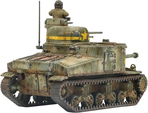 Warlord Bolt Action M3 Lee Medium Tank 1:56 Tabletop Miniatures - Plastic Paintable Miniature WWII Soldiers Set, Unpainted Table Top 28mm Military Minifigures for Adults - Gaming Figurines in Saudi Arabia