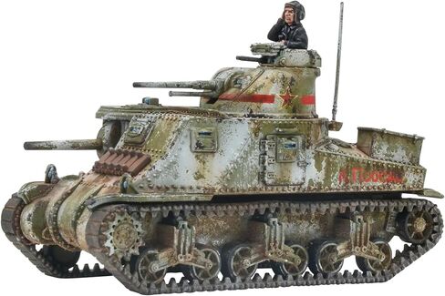 Warlord Bolt Action M3 Lee Medium Tank 1:56 Tabletop Miniatures - Plastic Paintable Miniature WWII Soldiers Set, Unpainted Table Top 28mm Military Minifigures for Adults - Gaming Figurines in Saudi Arabia