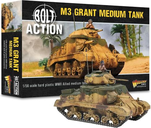 Warlord Games Bolt Action: British: M3 Grant Medium Tank in Saudi Arabia