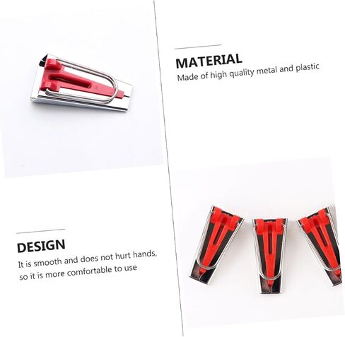 Gadpiparty 2pcs Bias Tape Maker Kit Fabric Binding Tool for Quilting and Sewing Projects Automatic Bias Tape Folding Efficient Crafting Red in Saudi Arabia