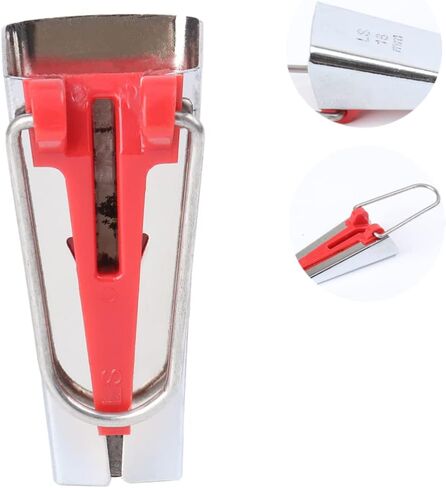 Gadpiparty 2pcs Bias Tape Maker Kit Fabric Binding Tool for Quilting and Sewing Projects Automatic Bias Tape Folding Efficient Crafting Red in Saudi Arabia