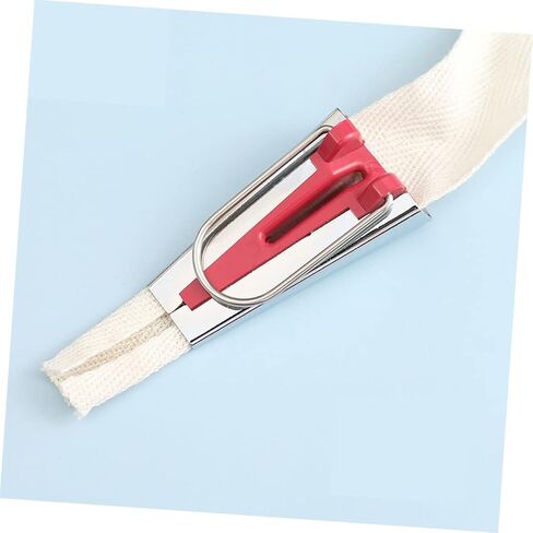 Gadpiparty 2pcs Bias Tape Maker Kit Fabric Binding Tool for Quilting and Sewing Projects Automatic Bias Tape Folding Efficient Crafting Red in Saudi Arabia