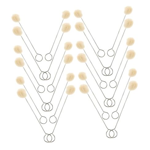 Pretyzoom 60pcs أداة Daubers مع مقبض معدني فرشاة صوف ناع in Kuwait