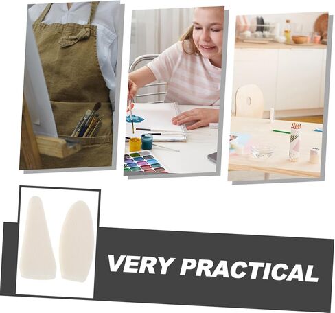 40pcs رسم إسفنجي متينة الرسم الاستبدال رؤوس الرسم والتظليل أداة لطلاب الفن مريحة وفعالة المحو المحو in Kuwait