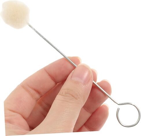 Zerodeko 60pcs Wool Dauber Brush مع مقبض معدني شعيرات صوف ناعمة لتلطيخ الصباغة الفعالة أداة مشاريع للحرف اليدوية للأثاث والسيارات الداخلية in Kuwait
