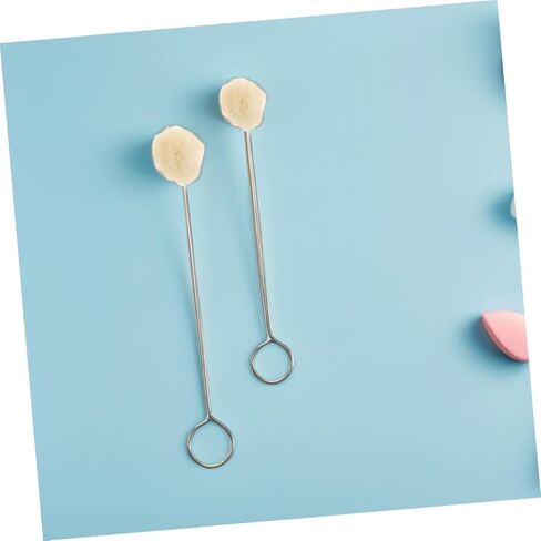Zerodeko 60pcs Wool Dauber Brush مع مقبض معدني شعيرات صوف ناعمة لتلطيخ الصباغة الفعالة أداة مشاريع للحرف اليدوية للأثاث والسيارات الداخلية in Kuwait