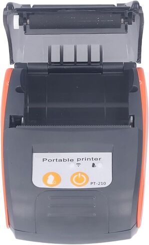 Thermal Receipt Printer, Mini Pocket Bluetooth Printer for iOS Android and 58mm for Quiet Fast Printing Bill Receipt Label Ticket Printing Machine (with Storage in Saudi Arabia