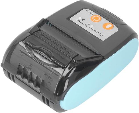 Bluetooth Thermal Receipt Printer, 58mm USB Portable Mobile POS Printer Mini Ticket Bill Printer for Small Business and Home Use Support iOS Android (Without in Saudi Arabia