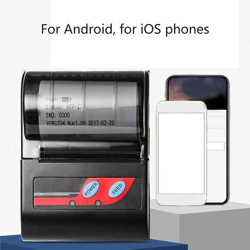 Hilitand Portable Handheld Thermal Receipt Printer 80mm Second Printing Speed with 203dpi Resolution Shipping Label Printer in Saudi Arabia