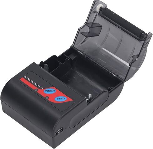 Hilitand Portable Handheld Thermal Receipt Printer 80mm Second Printing Speed with 203dpi Resolution Shipping Label Printer in Saudi Arabia